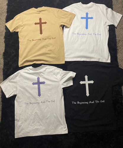 The Beginning And The End Print T-shirt