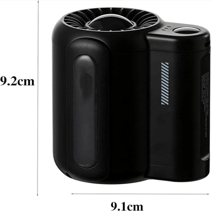 2024 Portable Waist Fan Rechargeable, 3 Speeds 6600RPM Strong Airflow Cool Clip Fan