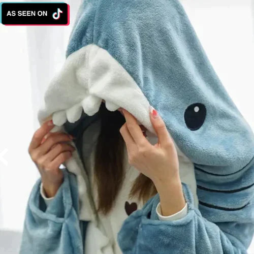 Knight Shark Blanket Hoodie - Onesize Fits All