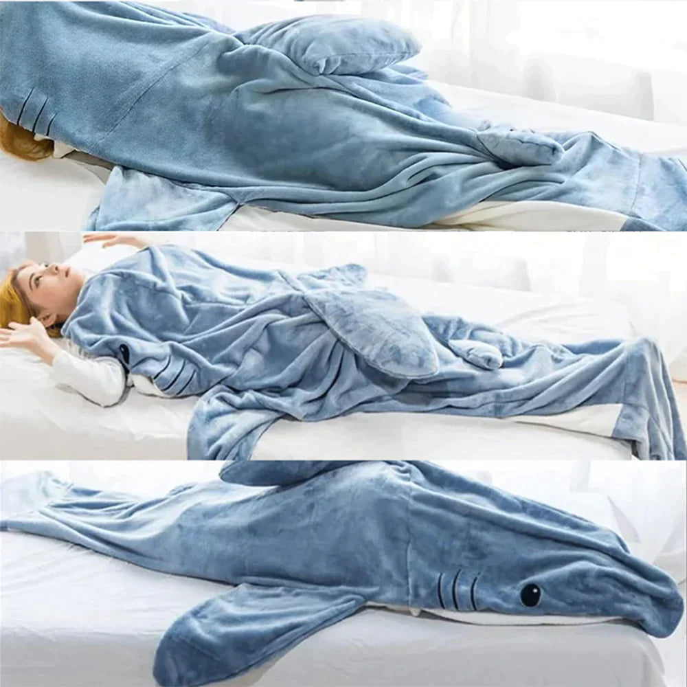 Knight Shark Blanket Hoodie - Onesize Fits All