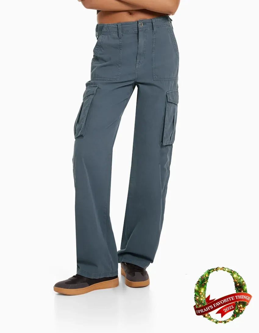 Adjustable Straight Fit Cargo Pants