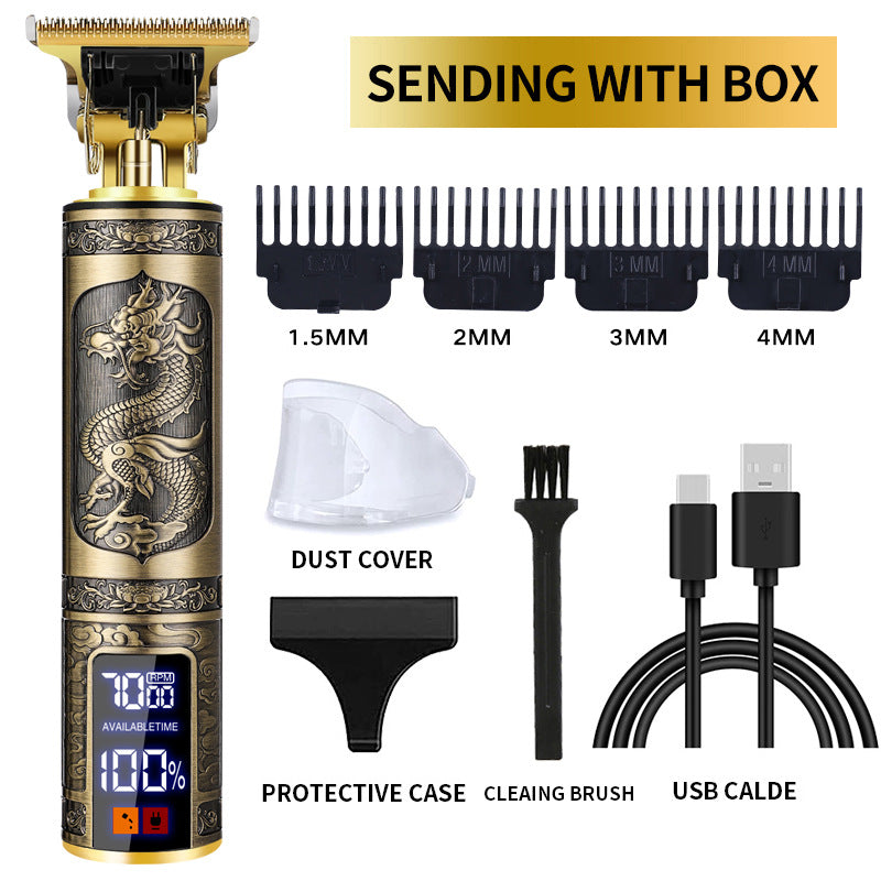 Premium Dragon LCD - Barber Knight Professional Hair Trimmer