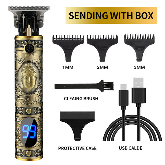 LCD Buddha Golden- Barber Knight Professional Hair Trimmer
