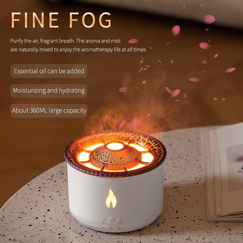 Knight Volcano Flame Diffuser Humidifier