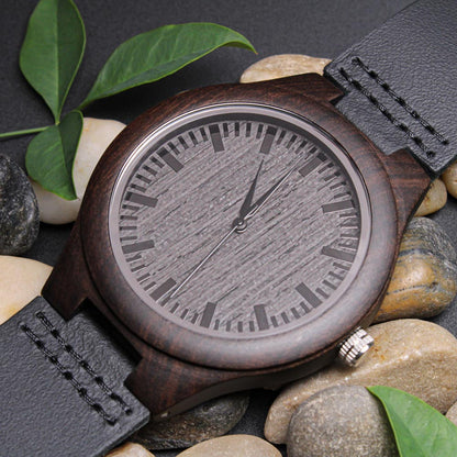 Dad You Are My Inspiration | Engraved Wooden Watch